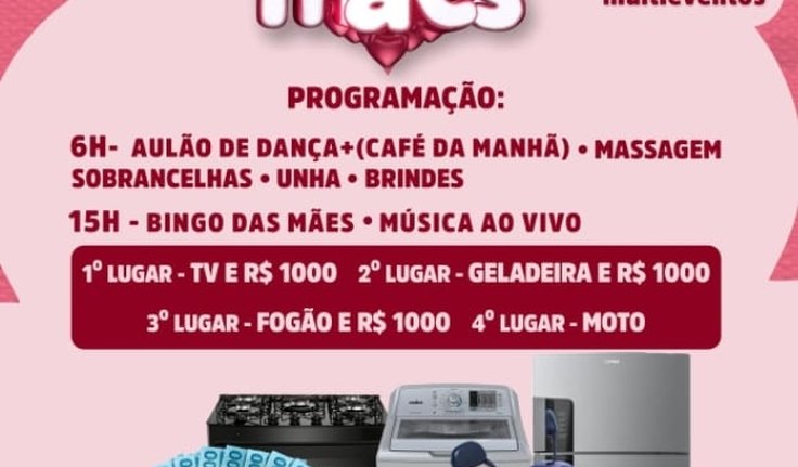 Prefeitura de Junqueiro promove grande celebração do Dia das Mães com serviços, prêmios e muita emoção