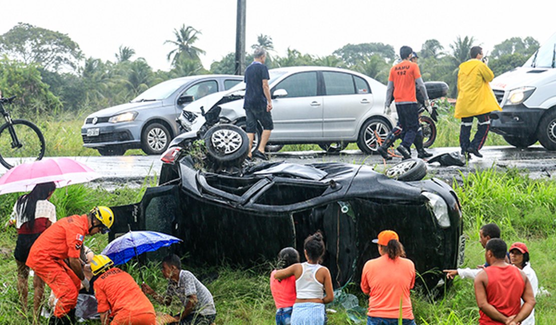 Feriadão é marcado por acidentes nas rodovias de Alagoas