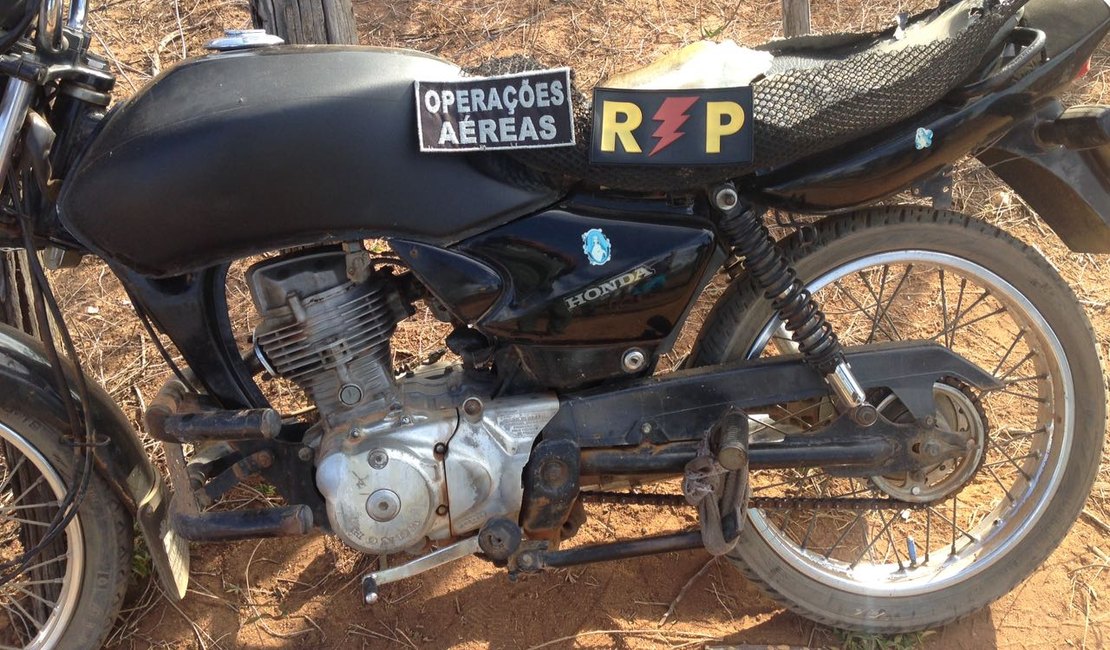 |Vídeo| Polícia Militar recupera motocicleta roubada na zona rural de Arapiraca