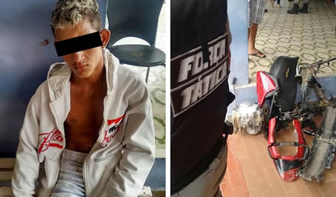 Polícia descobre desmanche e apreende adolescente em Arapiraca