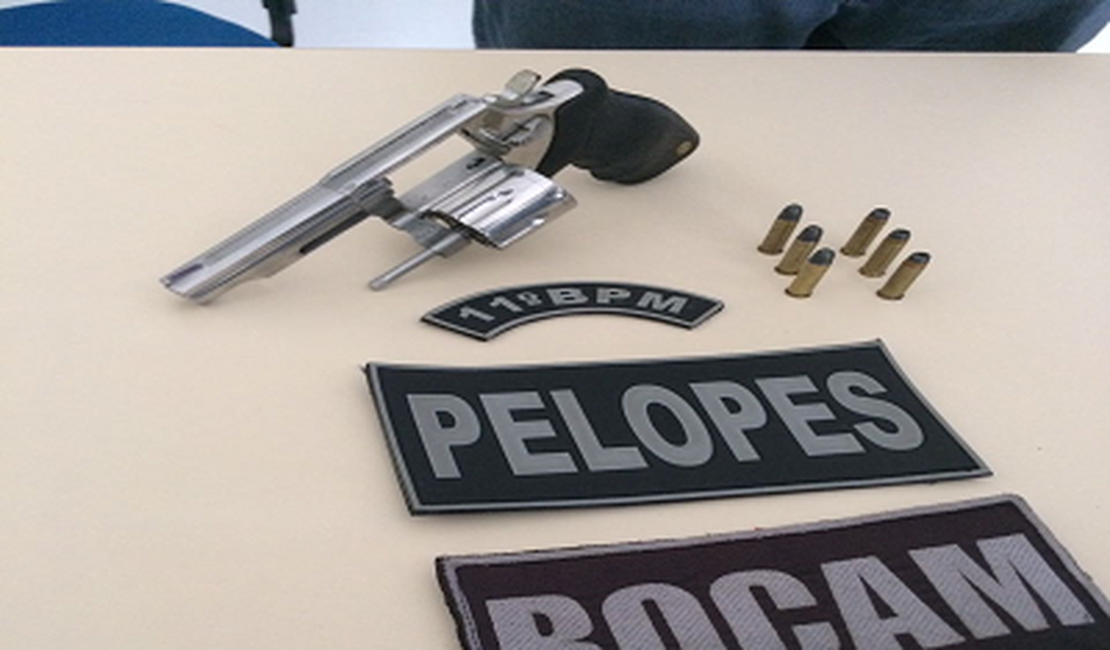 11º BPM apreende arma de fogo na cidade de Penedo