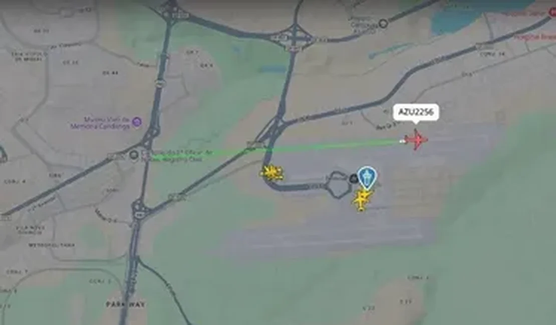 Avião com destino a Maceió faz pouso de emergência em Brasília após alerta de despressurização
