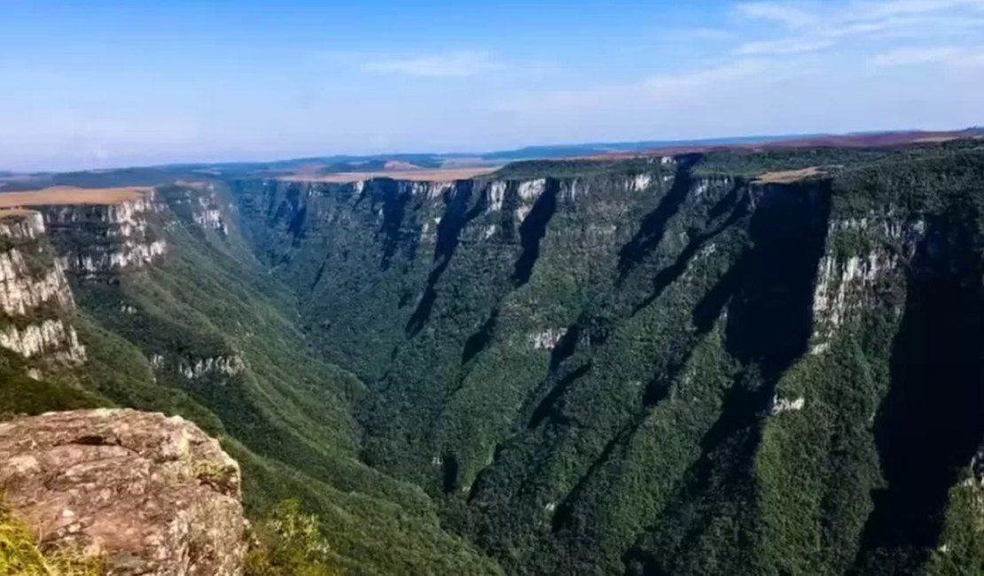 Criança cai de cânion em parque no Rio Grande do Sul