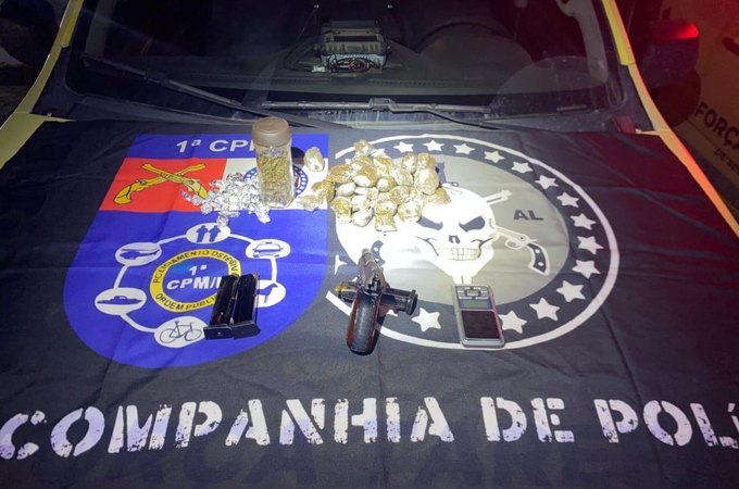 PM apreende armas e drogas durante ações no interior e na Região Metropolitana