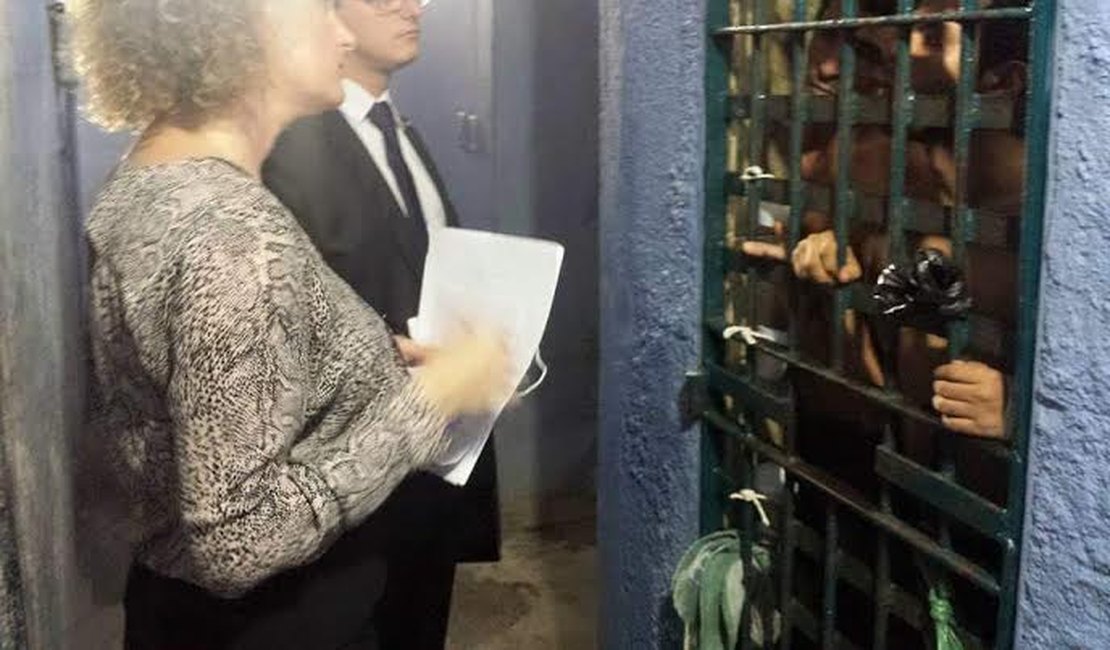 Defensoria Pública realiza vistoria em carceragens de Alagoas