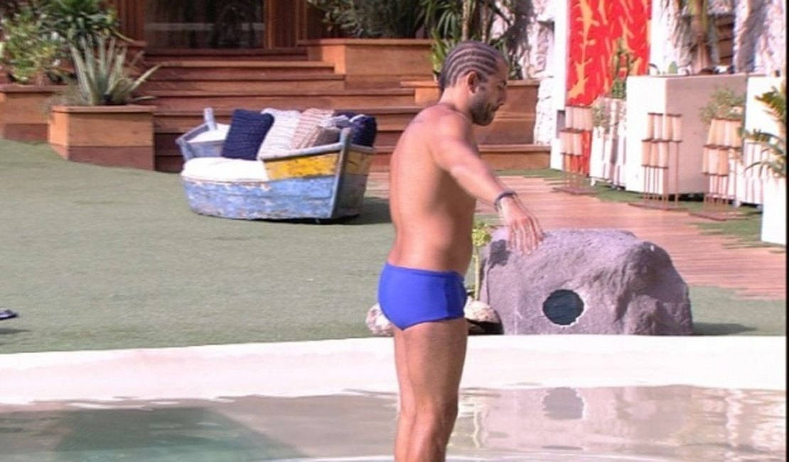 Kaysar desabafa na piscina: 'Tivemos todos os sentimentos do mundo aqui'