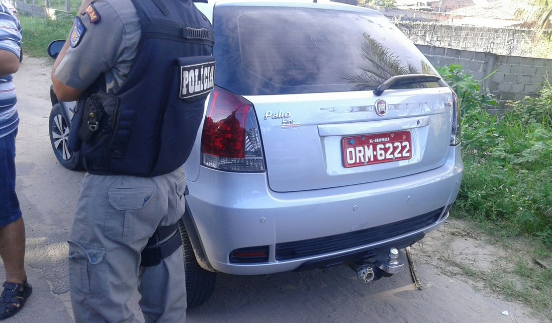 Polícia encontra, em Penedo, veículo furtado em Arapiraca