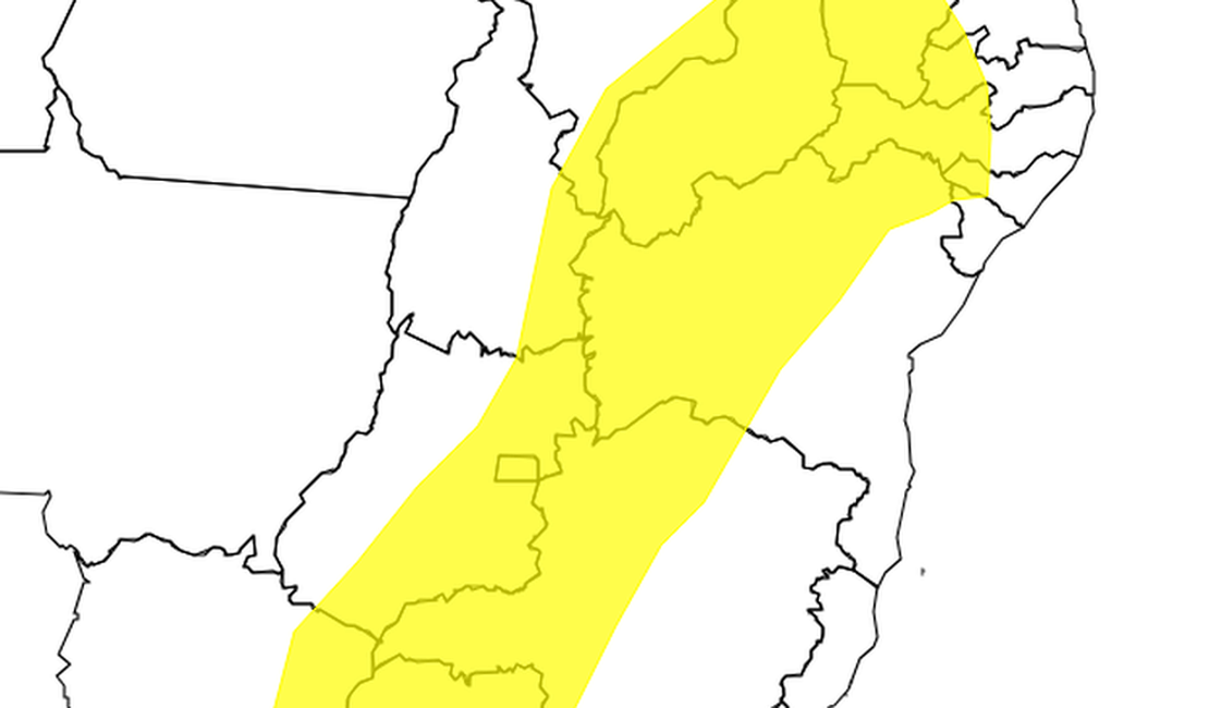 Inmet alerta para baixa umidade do ar em 23 cidades do Sertão de Alagoas