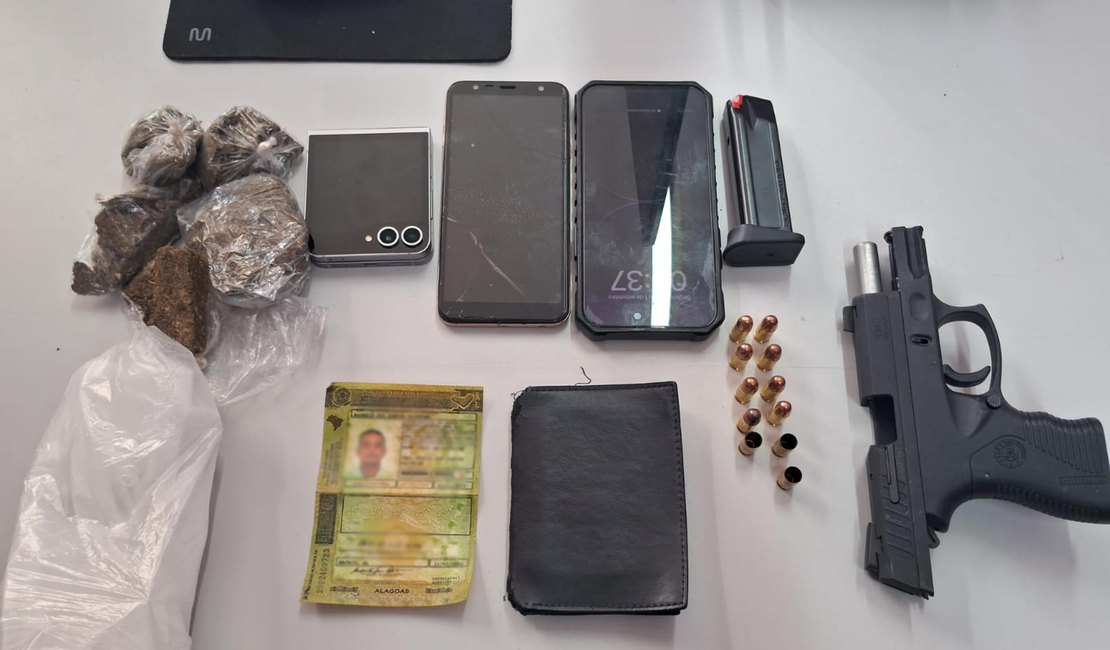 Polícia Militar intercepta e neutraliza criminoso irmão de líder do Comando Vermelho em Alagoas