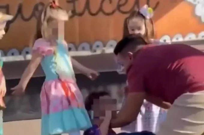 Criança é agredida por homem de 41 anos durante apresentação de festa junina em escola do DF