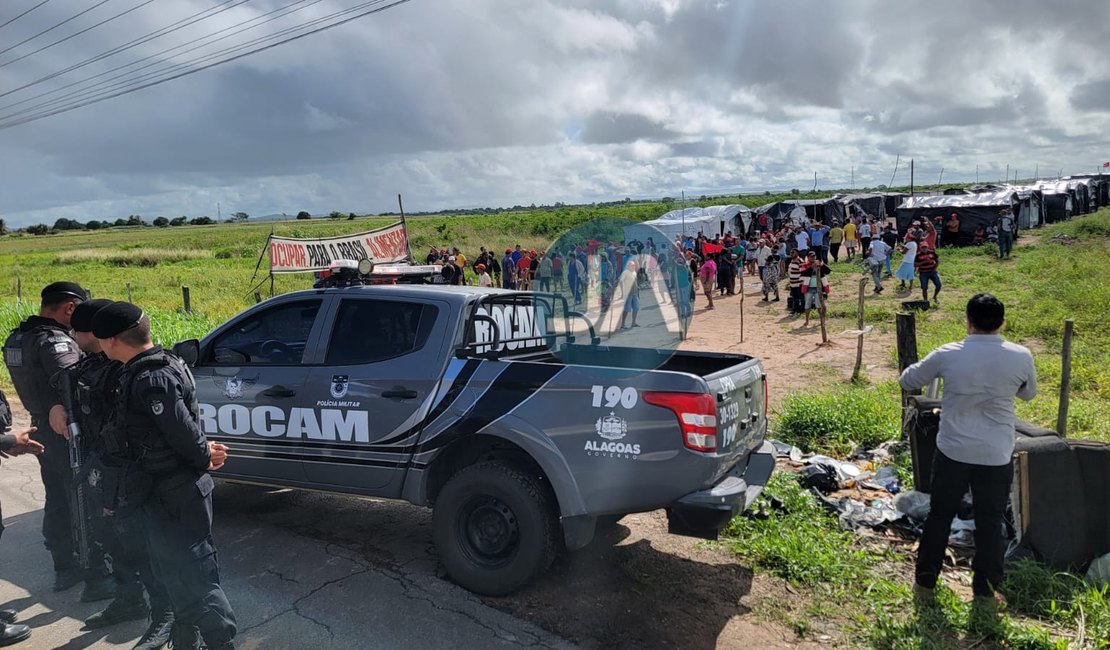 Famílias do MST acampadas em São Sebastião acordam com tentativa de despejo