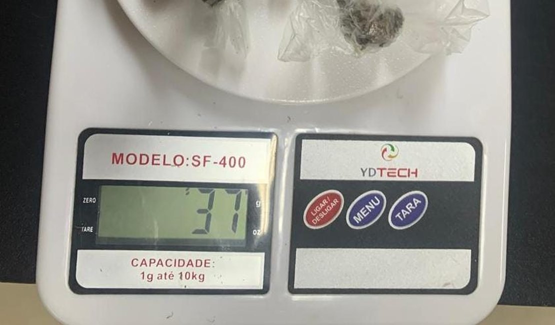 Adolescente á apreendido por ato infracional análogo ao crime de tráfico de drogas, em Taquarana