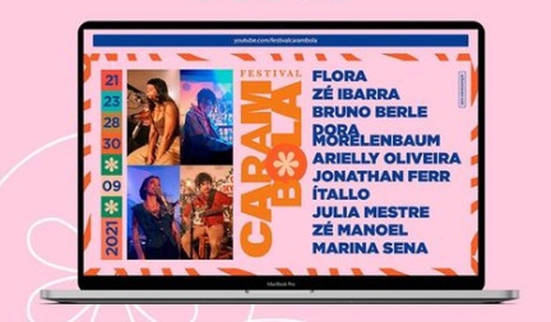 Confira programação do Festival Carambola, que acontece nos dias 2 e 3 de abril em Maceió