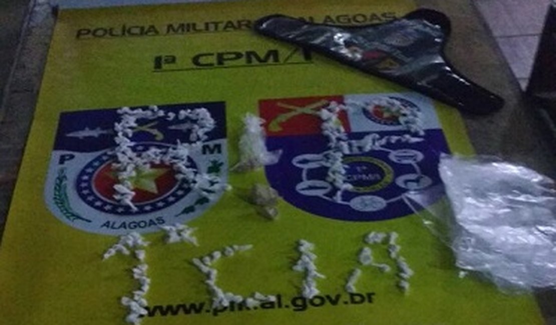 Comando da Polícia Militar apreende drogas em São Miguel dos Campos