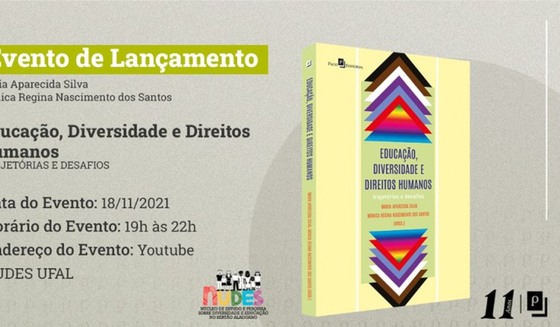 Núcleo do Sertão da Ufal lança livro sobre educação, diversidade e direitos humanos