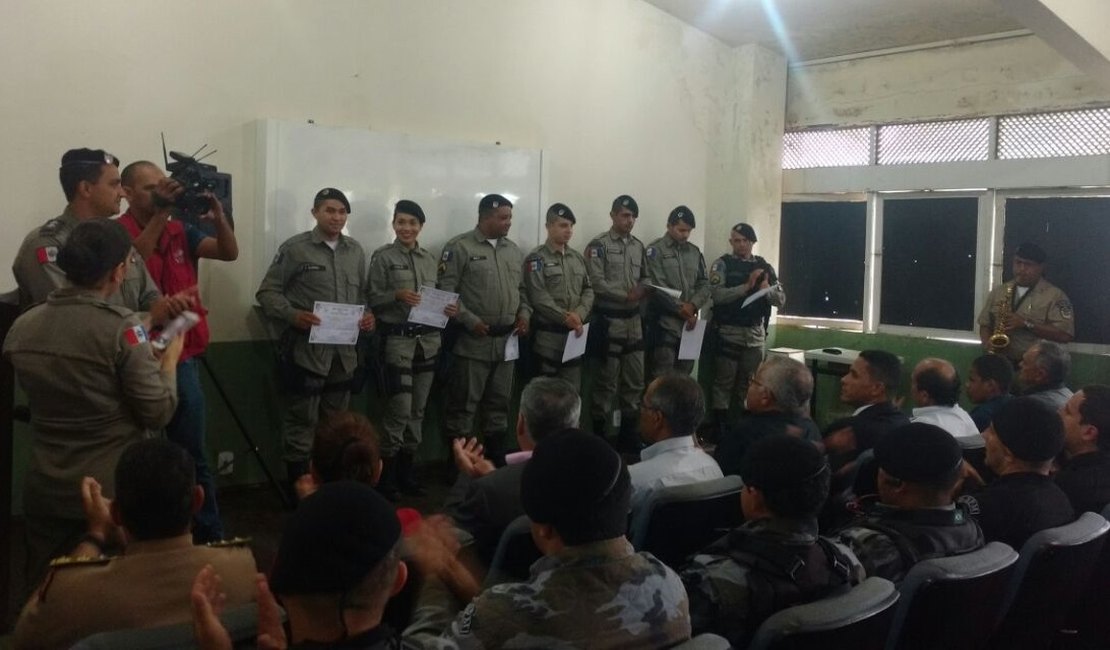 3º BPM comemora redução dos índices de criminalidade e homenageia policiais
