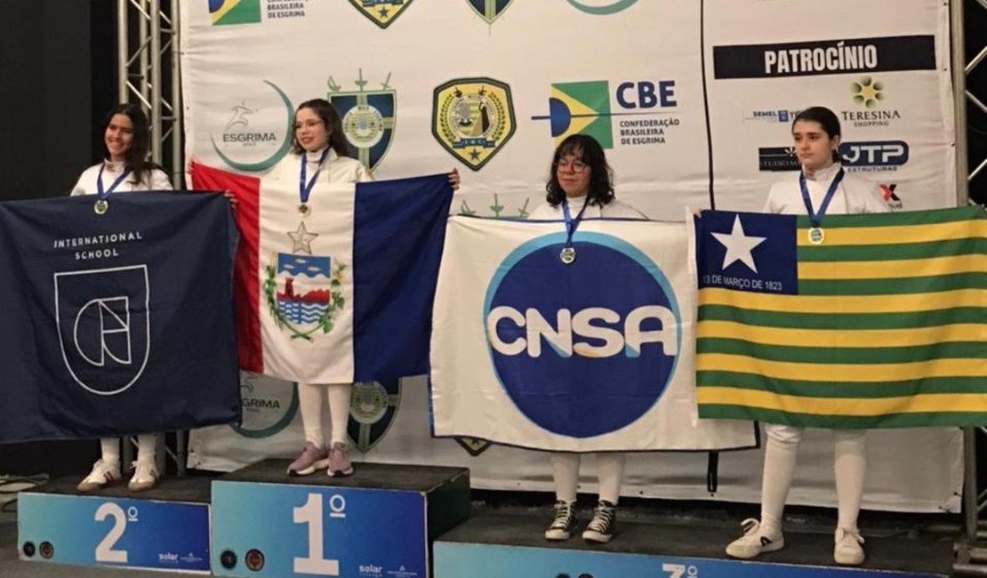 Com apoio do Governo de Alagoas, atletas do Anthares brilham na Copa Norte-Nordeste de Esgrima