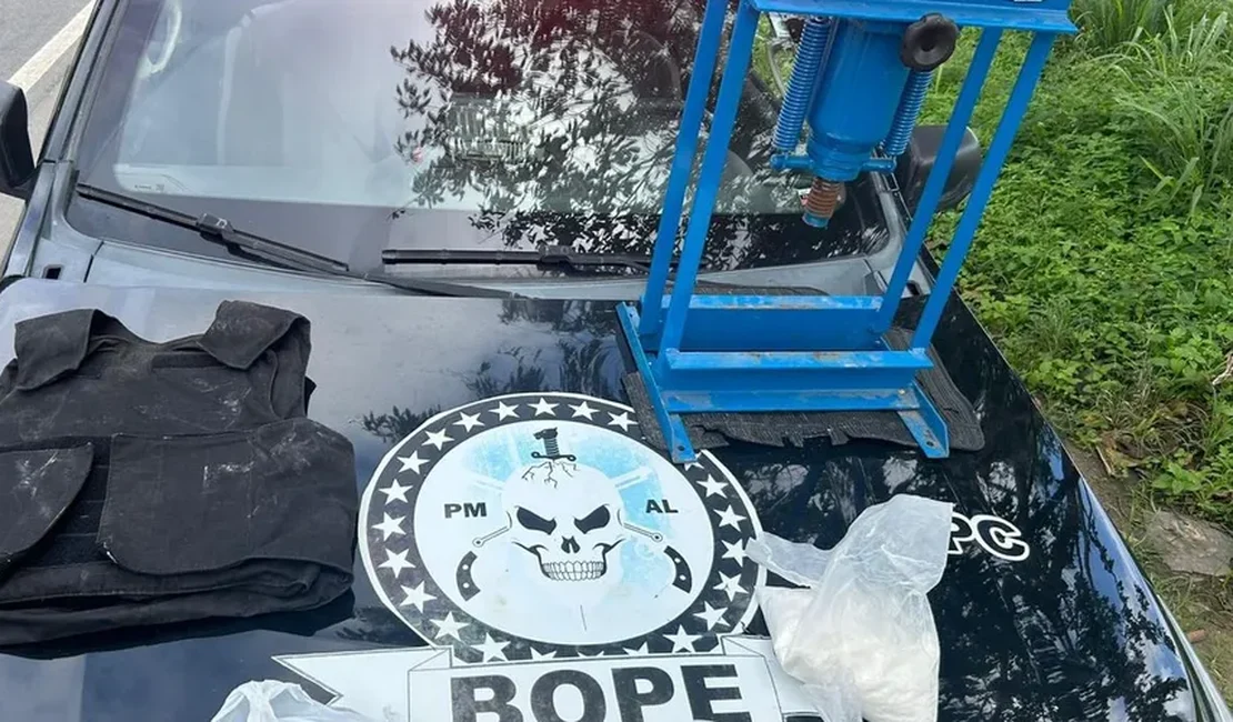 Ações policiais na cidade de Pilar resultam em apreensão de drogas e captura de homem com mandado em aberto