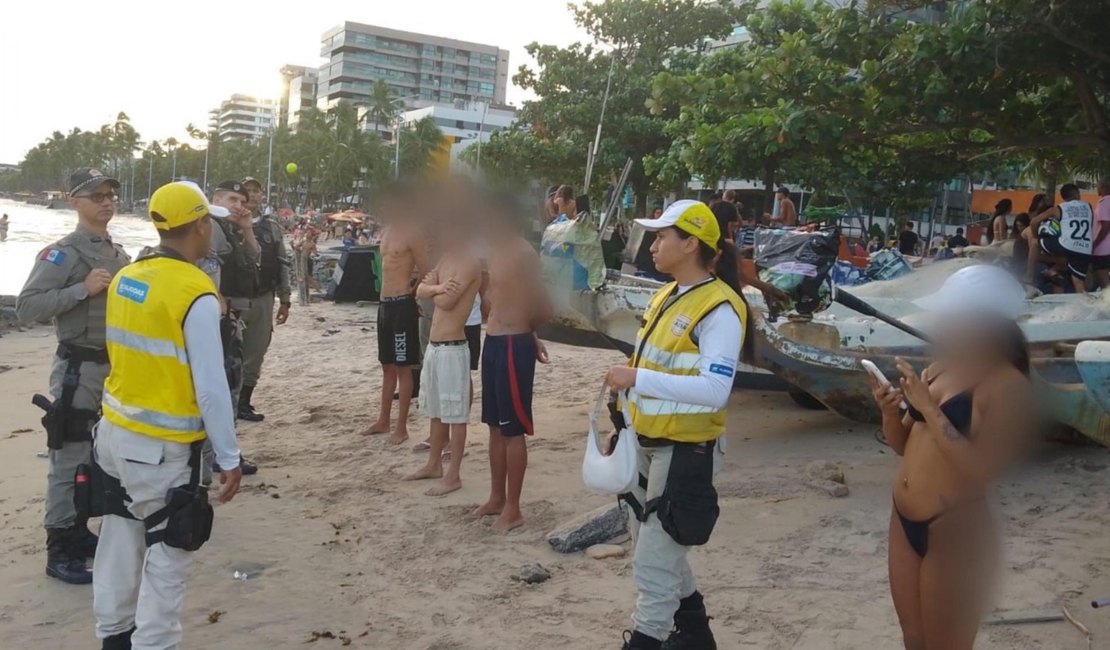 Ronda no Bairro registra flagrantes por uso de drogas, direção perigosa e roubo no fim de semana em Maceió