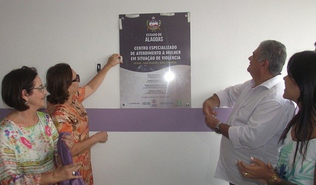 Governo inaugura Núcleo e Centro de Atendimento à Mulher em São Miguel
