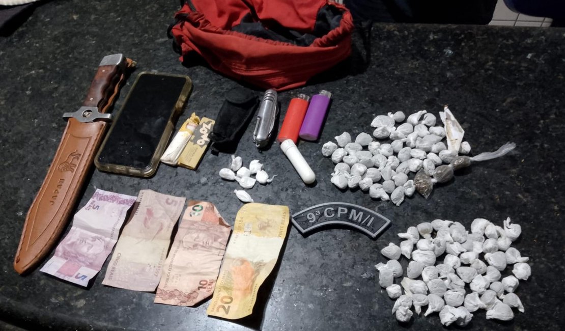 Prisões por homicídio e tráfico de drogas mobilizam PM no interior