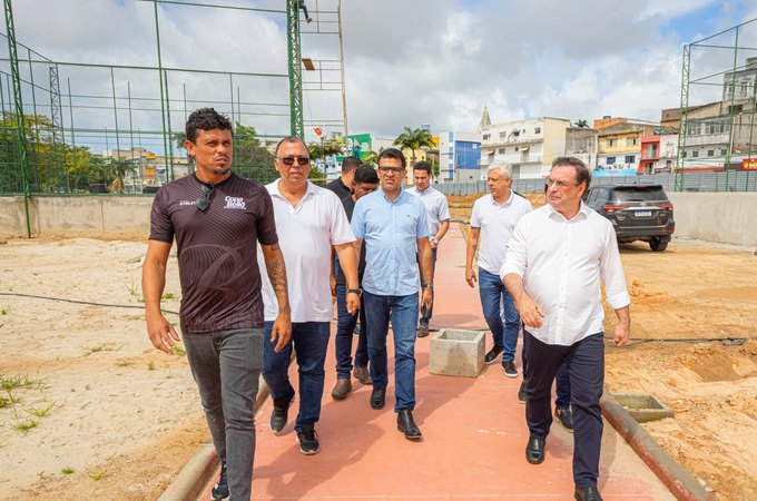 Complexo poliesportivo do Parque Ceci Cunha será inaugurado com Bello Soares e Falcão, os reis do futevôlei e futsal