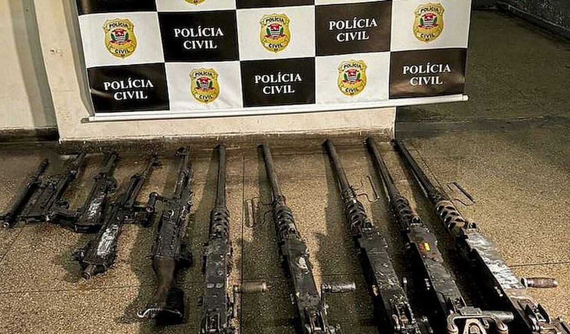 Exército libera sete suspeitos de furto de 21 metralhadoras em SP