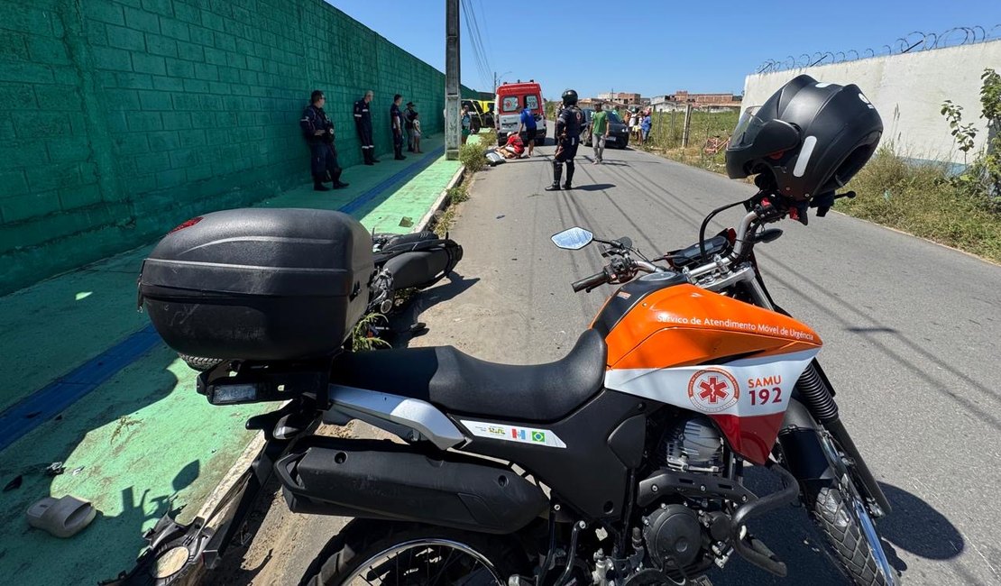 Duas mulheres morrem em grave acidente de moto no bairro Planalto, próximo a atacadista