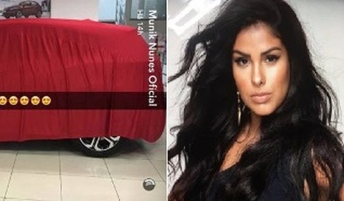 Ex-BBB Munik desembolsa R$ 100 mil e compra primeiro carro