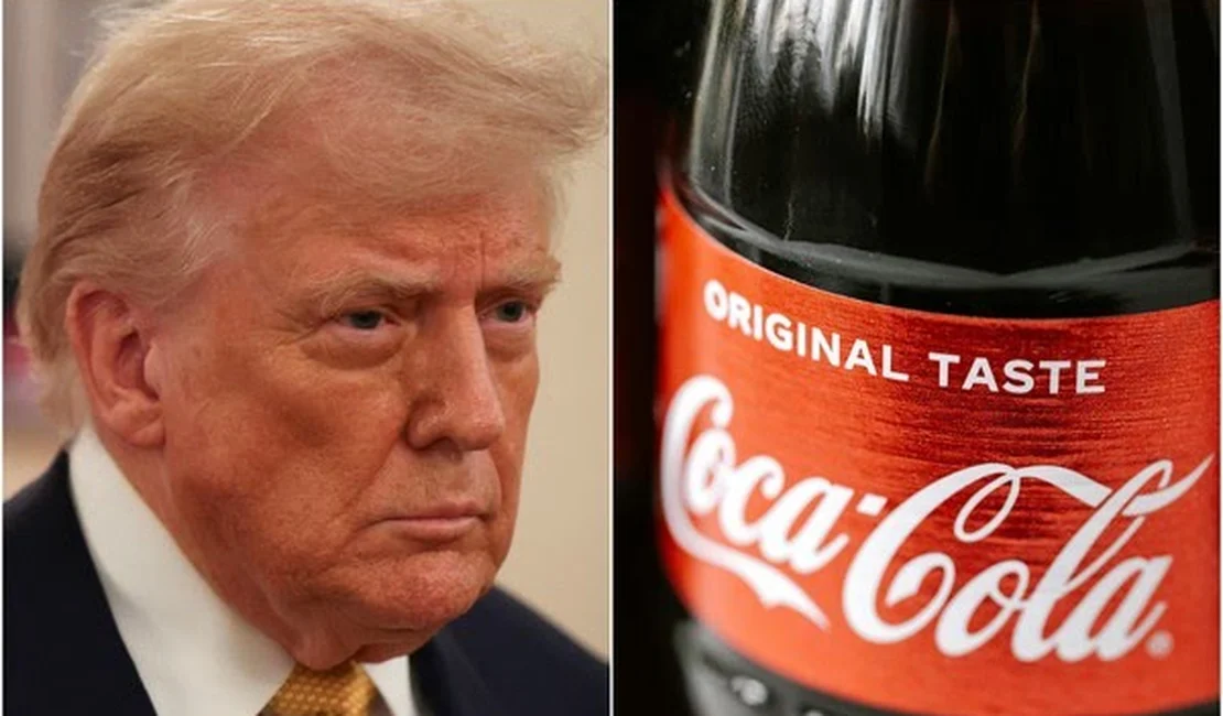 Coca-cola anuncia que vai criar versão da bebida adoçada com açúcar após pressão de Trump