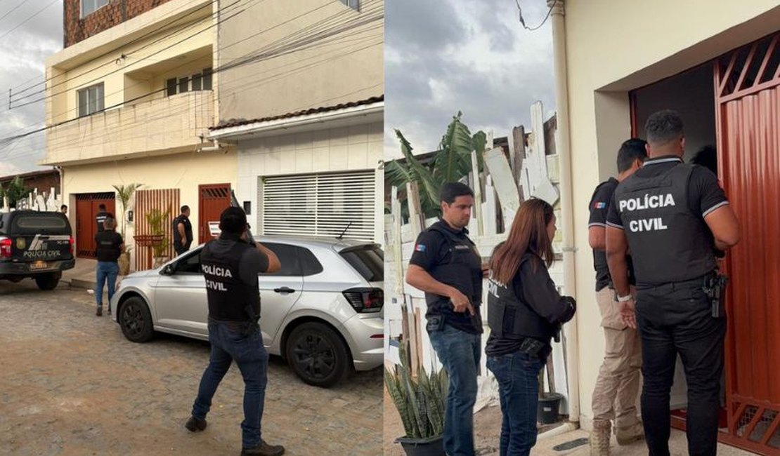 Polícia Civil fecha o cerco contra o crime organizado e prende acusados de diversos delitos praticados nos municípios de Alagoas