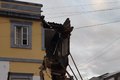 Parte de sobrado histórico onde viveu Théo Brandão desaba, após fortes chuvas em Viçosa