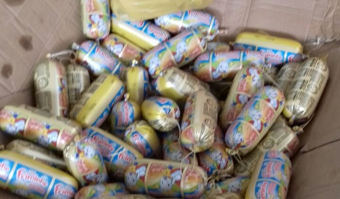Vigilância Sanitária apreende alimentos vencidos em Palmeira dos Índios