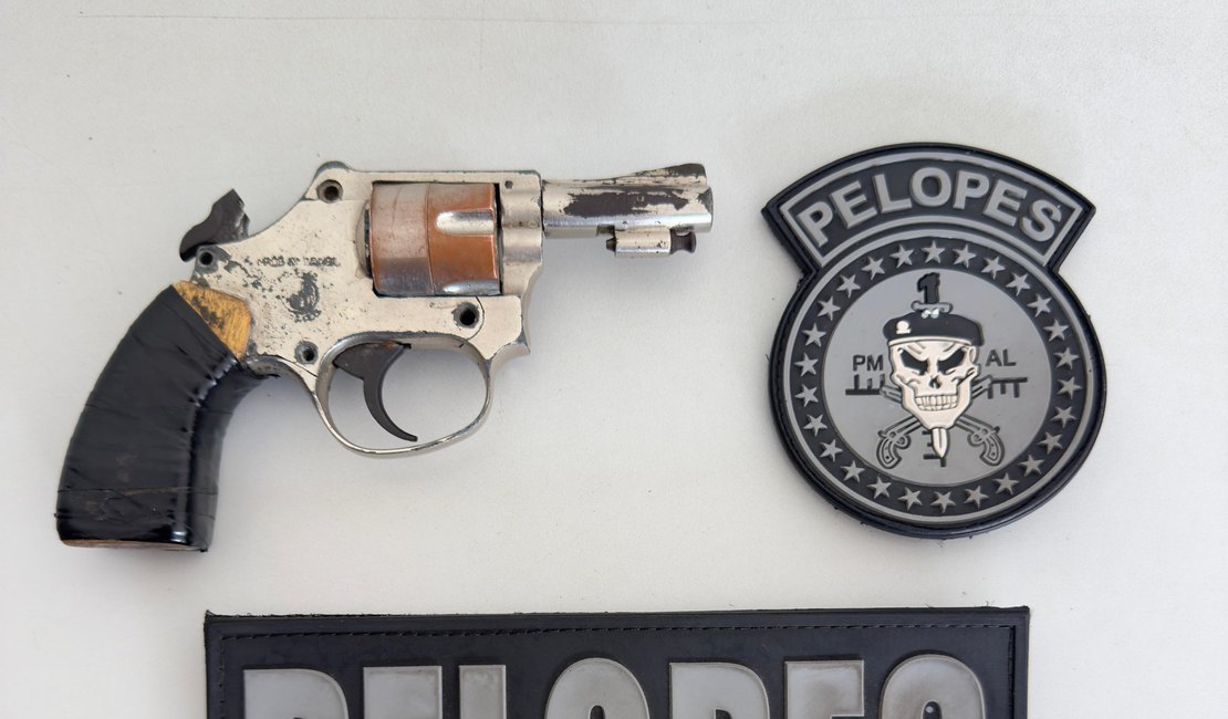 Suspeito é preso por porte ilegal de arma de fogo na zona rural de Craíbas, no Agreste de Alagoas