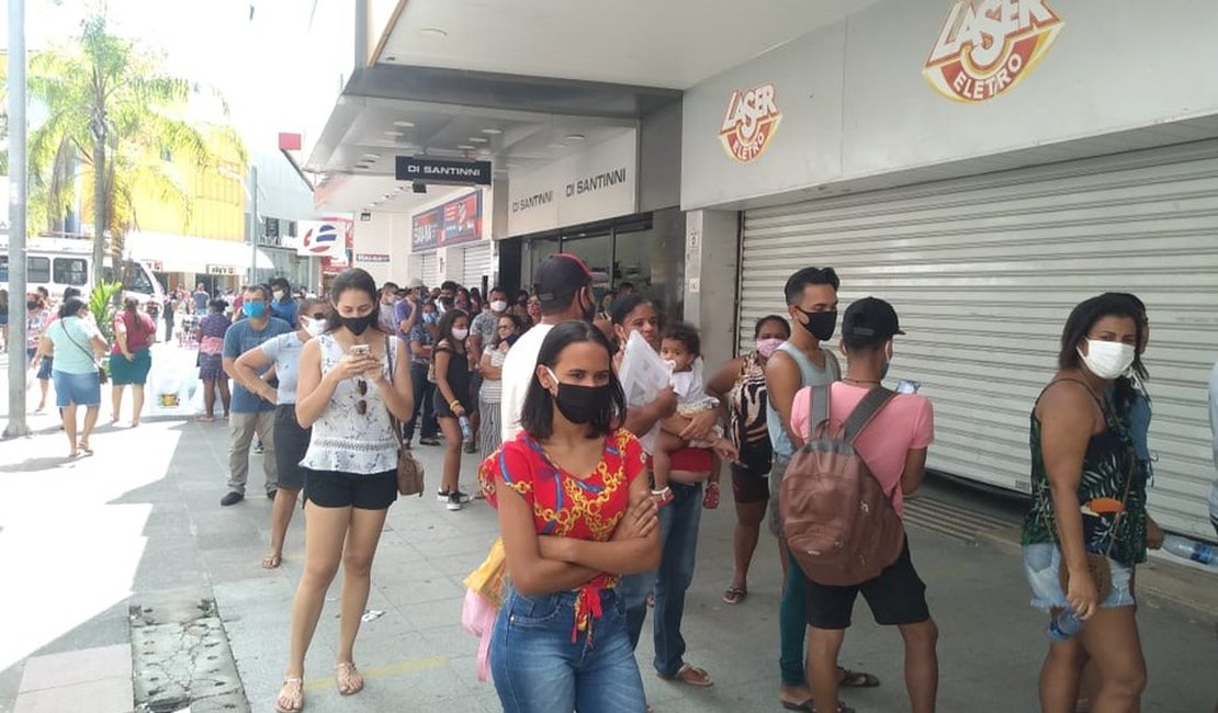 Maceió é uma das capitais com sinal forte de crescimento de covid-19 nas últimas semanas