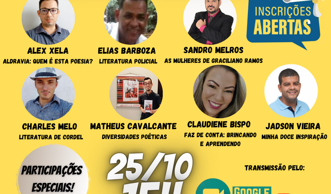 PARTICIPE DO III ENCONTRO DE ESCRITORES, LEITORES E CONVIDADOS! EVENTOS GRATUITO E COM CERTIFICAÇÃO!