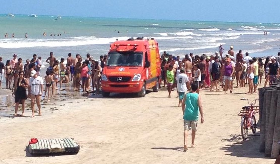 Banhista pernambucano morre afogado no mar de Maragogi