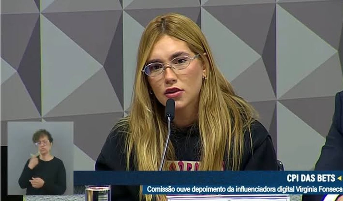 CPI das Bets: Virgínia Fonseca detalha contratos com plataforma de jogos