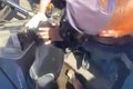Motociclista tem perna perfurada por manete de moto após colisão, em Taquarana