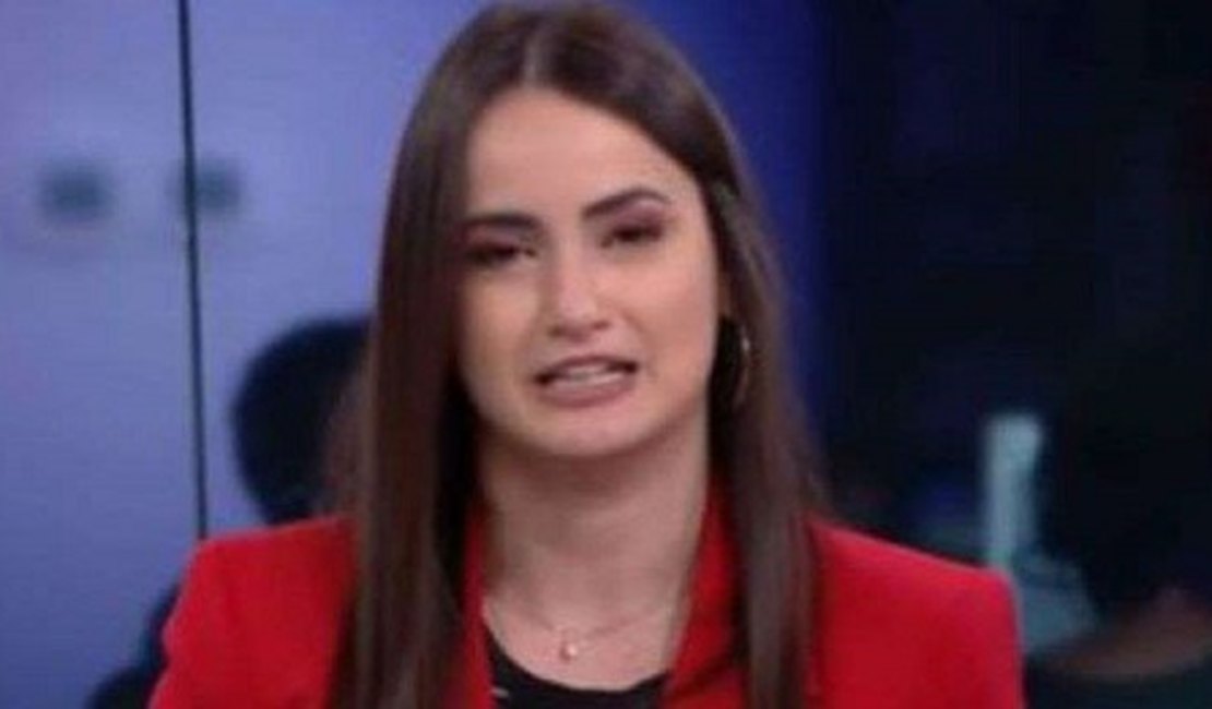 Mari Palma chora ao se despedir de programa que apresentava com o namorado na CNN
