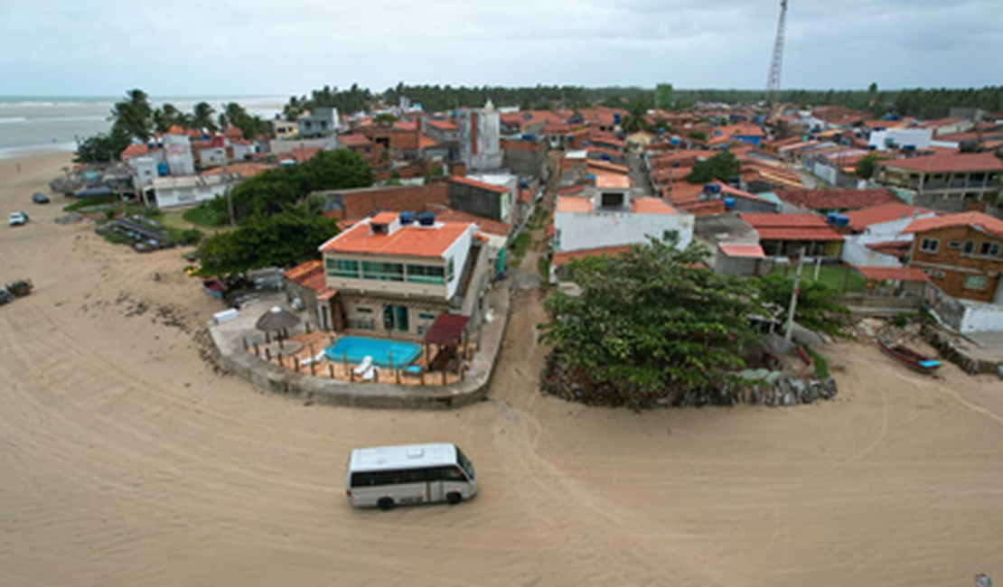 MPF realiza inspeção na Praia do Peba para verificar cumprimento de medidas emergenciais sobre trânsito na faixa de areia