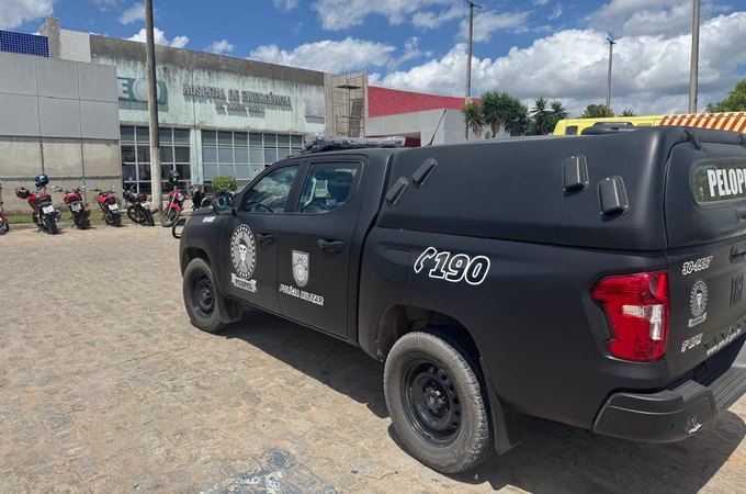 Urgente: policial militar é baleado e socorrido para o Hospital de Emergência do Agreste, em Arapiraca