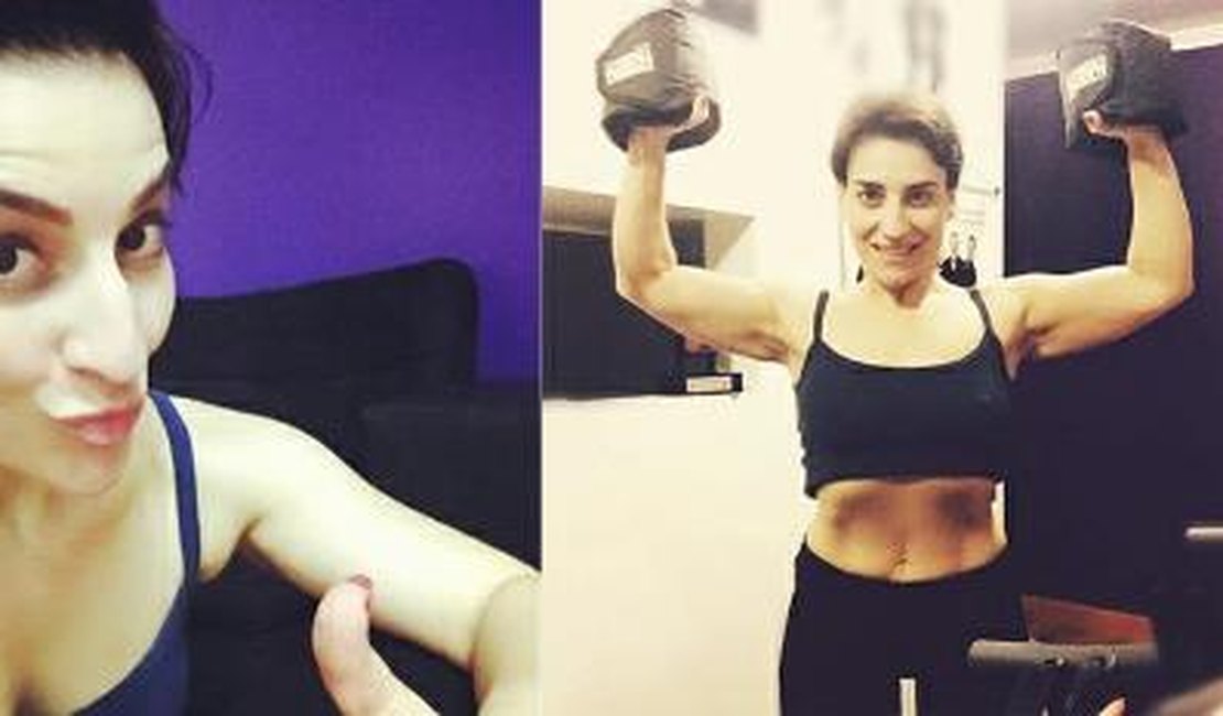 Confira o antes e o depois de Simone Gutierrez, 40 Kg mais magra