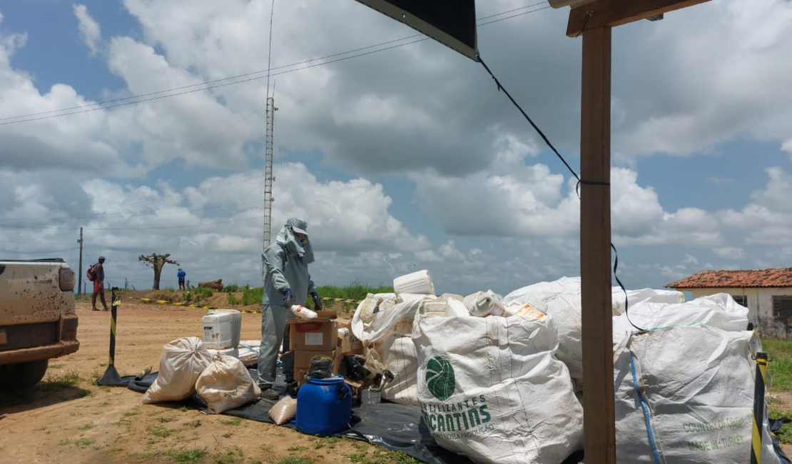 Início da campanha de recebimento de embalagens vazias de agrotóxicos recolhe mais de 800 unidades