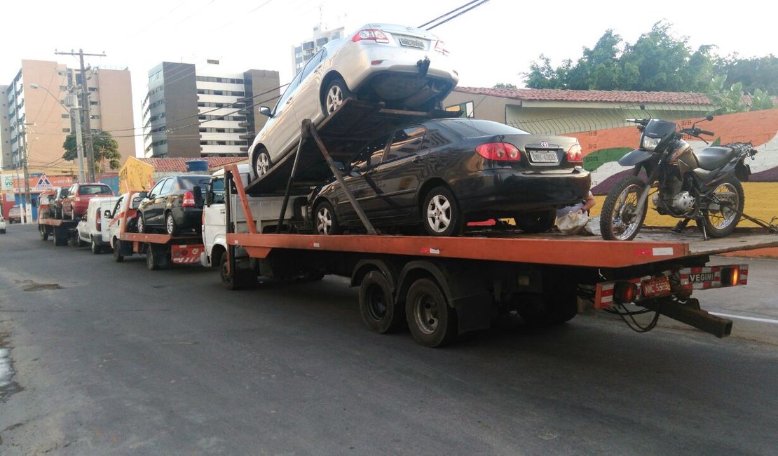 BPTran realiza mais uma operação “Mente Brilhante” e apreende veículos em Maceió