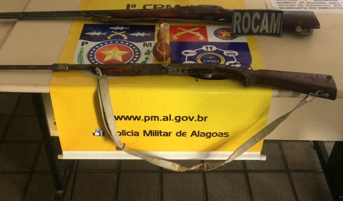 Rocam prende suspeito de homicídio com armas de fogo em Campo Alegre