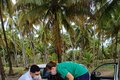 Instituto Biota resgata tartaruga-verde com trauma craniano na praia de Ipioca