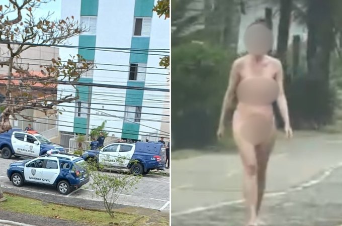 Mulher nua é abordada por guardas em praia do litoral de SP e confessa ter matado o pai