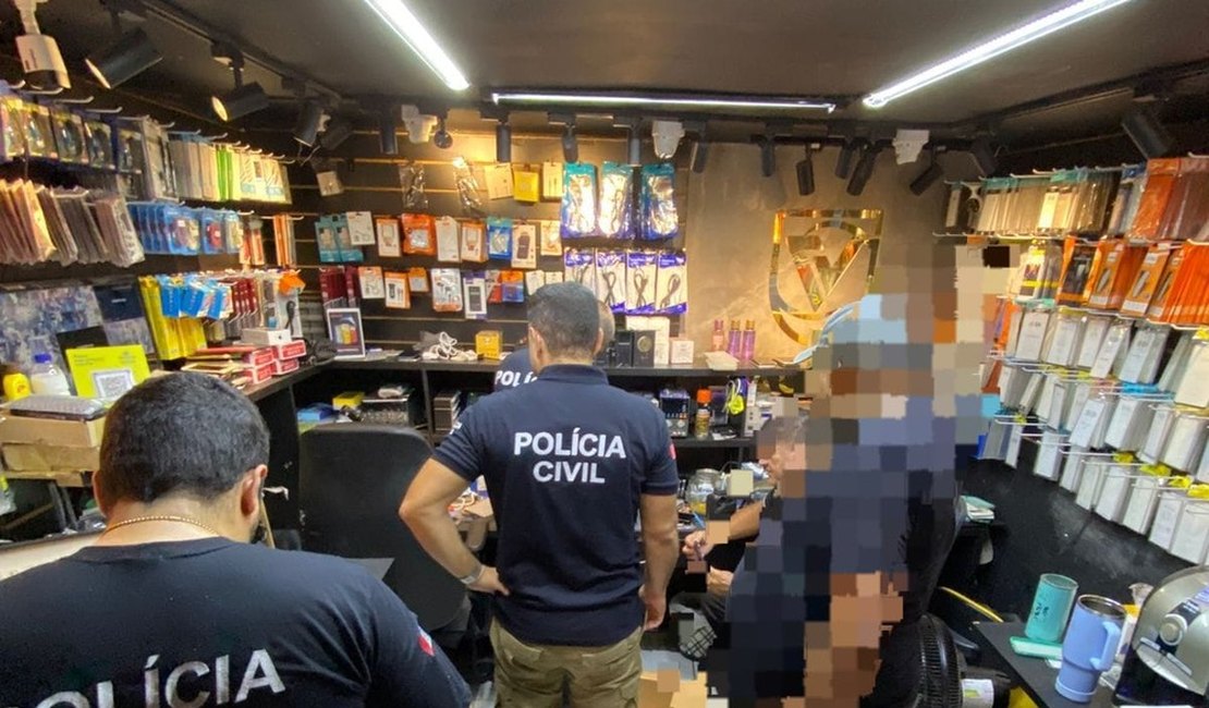 SSP/AL apreende celulares e investiga comércio de aparelhos furtados em Maceió