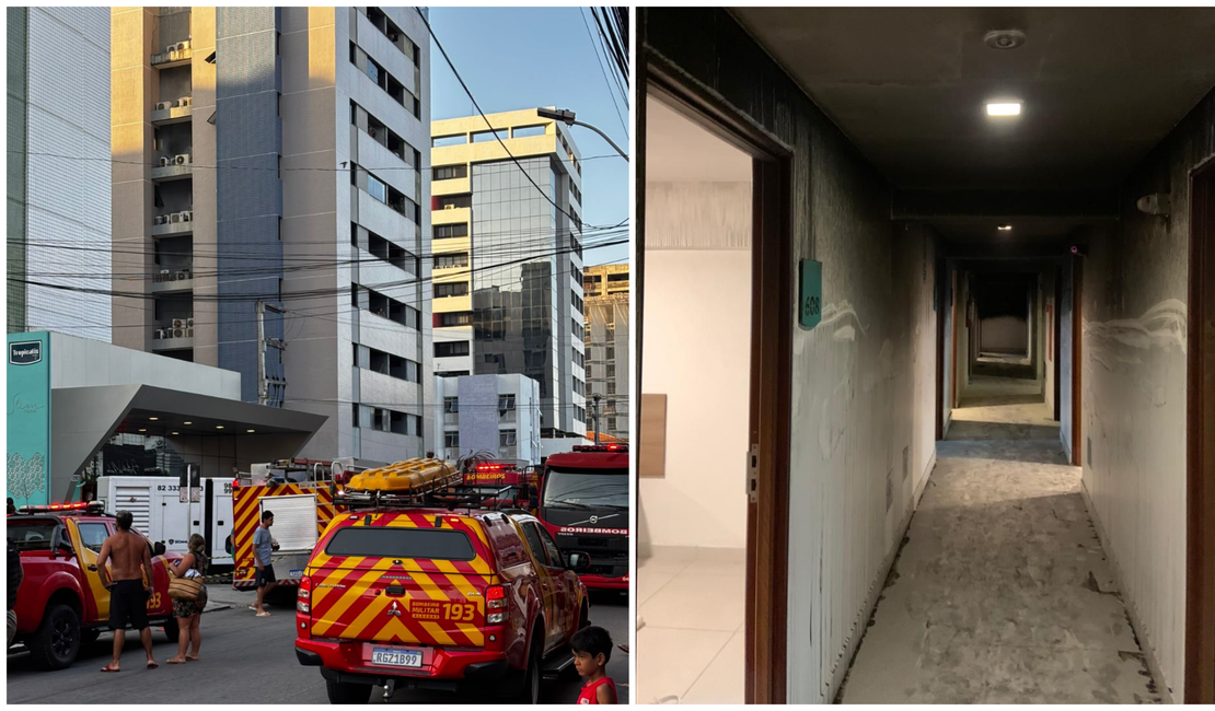 Atuação conjunta do Corpo de Bombeiros e SAMU foram fundamentais no resgate das vítimas do incêndio em hotel de Maceió